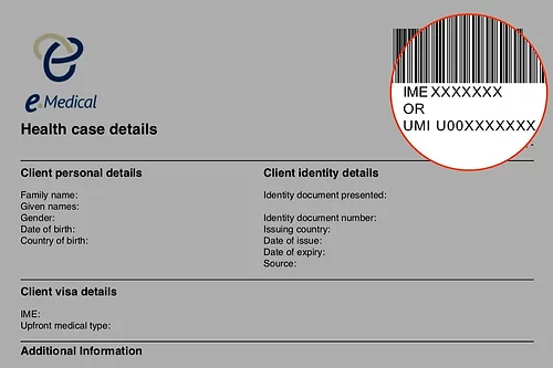 Immigration Medical Examination Report